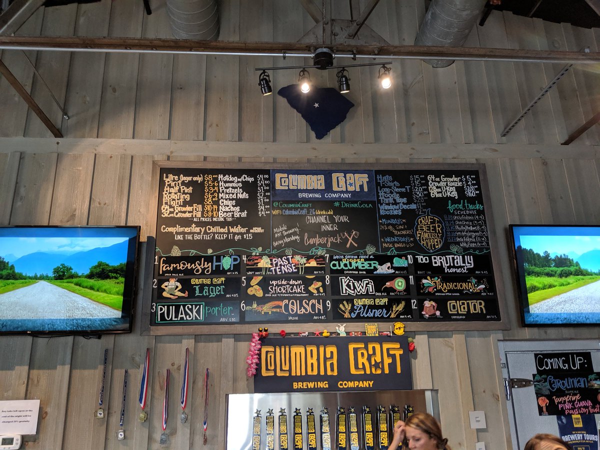 More pictures from our awesome trip to #SouthCarolina last week! We stopped by for a refreshing break at <a href="/Columbia_Craft/">Columbia Craft Brewing Company</a> and grabbed some to bring home! 
#columbiasc #southcarolinacraftbeer #southcarolina #colatown #craftbeer #beer #sccraftbeer