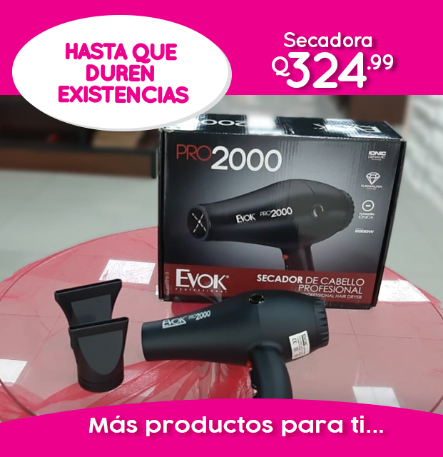Secadora de Cabello Evok 2000 Watts