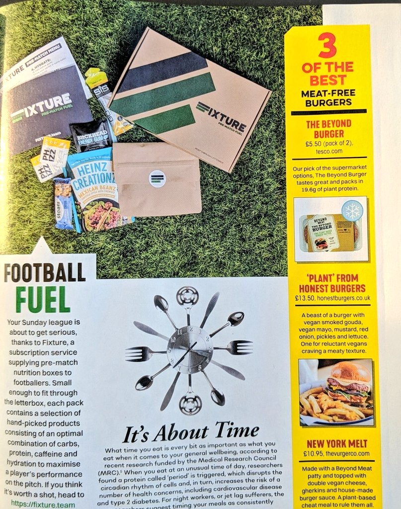 fixture's tweet image. Don't just take our word for it -- here we are in the FUEL section of @MensFitnessMag 👊⚽😍

#eatbetterplaybetter