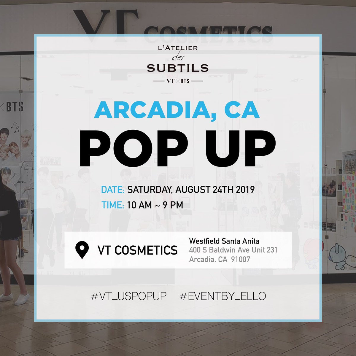 k_plus_pop's tweet photo. Perfume Restock: 8/24/19              Location: @WestfieldSA   400 S Baldwin Avenue Arcadia, California 91007 https://t.co/ahaAKzBrAn