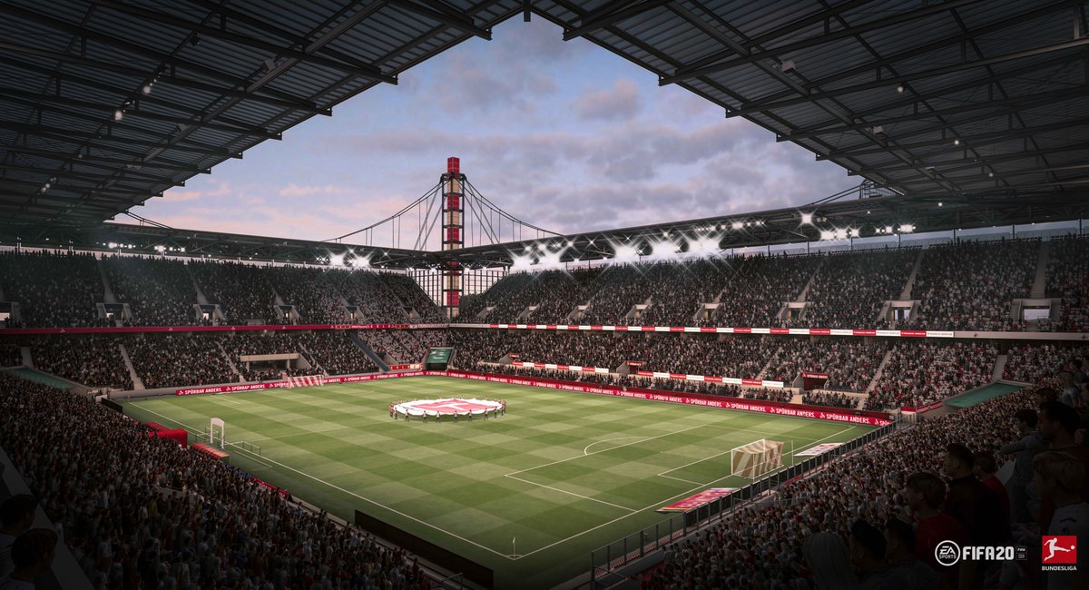 EASPORTSFC's tweet photo. Bundesliga in #FIFA20 👉 NEW stadiums, NEW head scans, official broadcast package and more.

Watch the video:  https://t.co/MGMyZ9ntBc 
Get more details:  https://t.co/2OsU8Gt2Qg https://t.co/9ai2V47zcI
