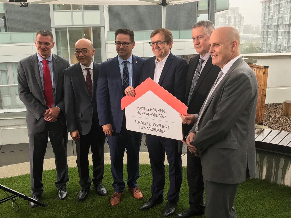 Great news on #Affordablehousing with the #NationalHousingStrategy's Affordable Housing Innovation Fund  -- $400m for affordable housing development in Canada, $20m of that to be invested in the HPC Housing Investment Corporation (HI-C)