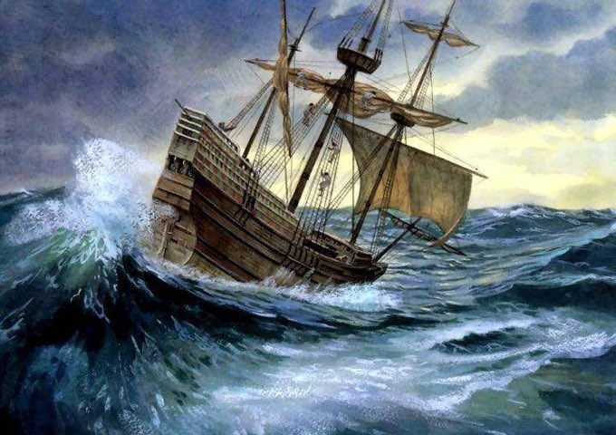 .
ركب إبراهيم بن أدهم سفينة مع أصحابه فإذا هم بعاصفة فأشرفوا على الهلاك و هلعوا من الخوف
إلا إبراهيم لف رأسه ونام
فقالوا له:ما ترى مانحن فيه من الشدة؟
فقال: ليس ذا بشدة
فقالوا:إذن ما الشدة؟
قال: الحاجة إلى الناس ثم قال اللهم اريتنا 
قدرتك فأرنا عفوك
.
فصار البحر كأنه قدح من زيت
.