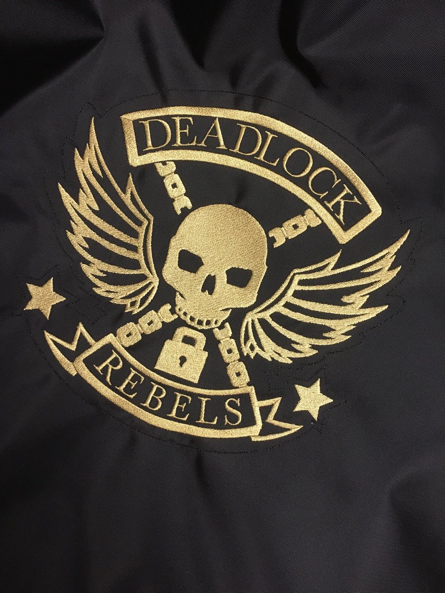Vectored Ashe’s Deadlock patch and had it embroidered at work! #Dragoncon is fast approaching! #coswip #Overwatch