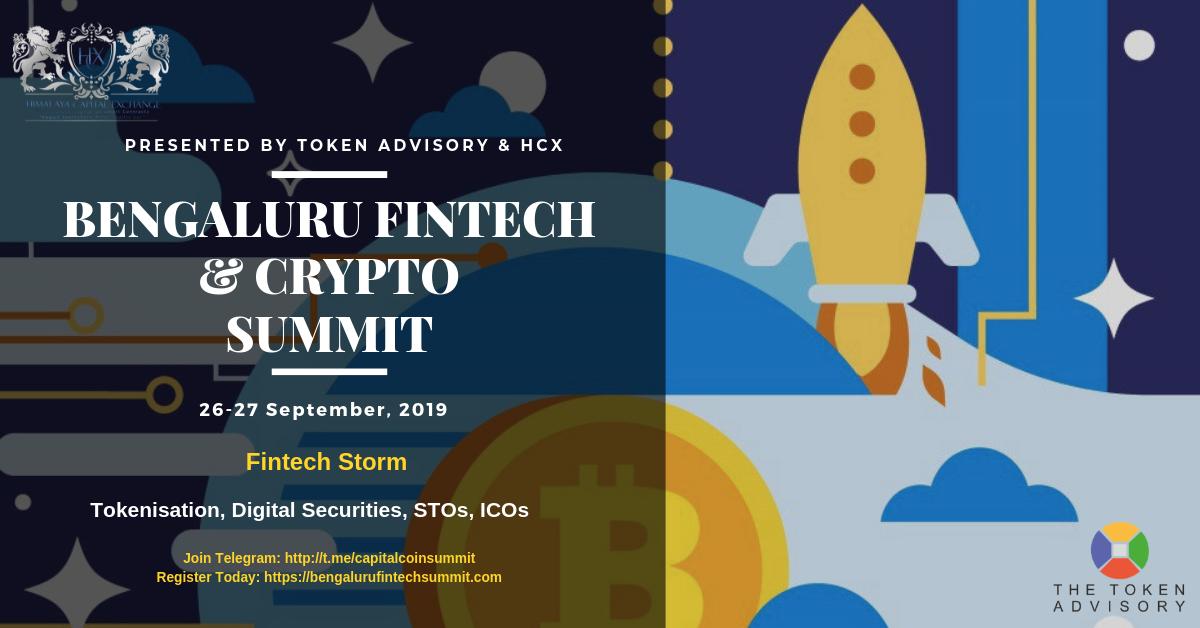 Bengaluru Fintech &amp; Crypto Summit Join us on 26-27 September
For Tickets: (link: in.explara.com/e/bengaluru-fi…) 
#bangalorebusiness #icos #stos
#bengaluru #cryptocurrency  #cryptoworld #cryptonews #crypto #altcoin #blockchaintechnology #blockchain #bangalorerains #startup #enterpreneur