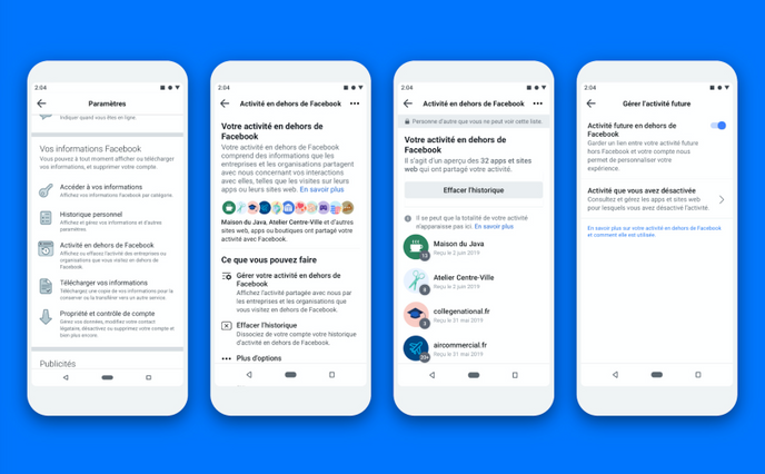 DCDigital4's tweet photo. De nouvelles options seront disponibles sur #facebook pour permettre aux utilisateurs de mieux contrôler les données collectées &amp; partagées hors du réseau social.
https://t.co/C58F8p4wGR @lemondefr https://t.co/rl0E6cERgo