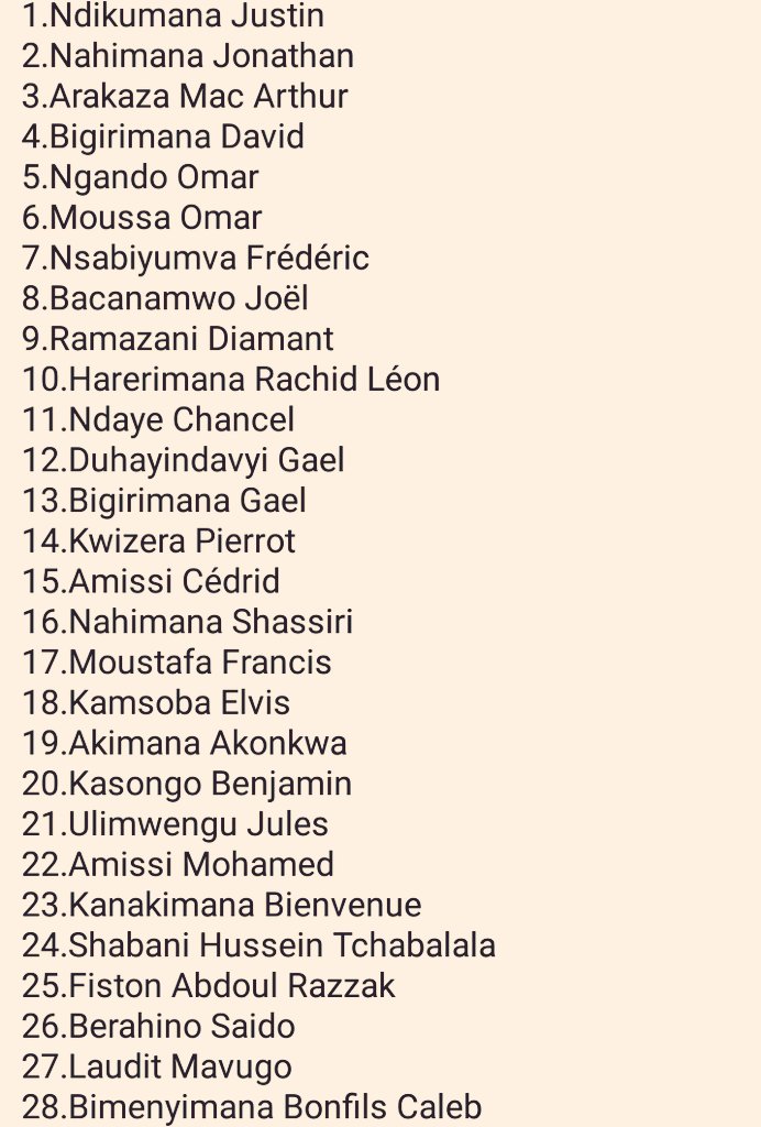 BurundiFF's tweet photo. #Burundi Le sélectionneur de l'équipe nationale séniore Alain Olivier Niyungeko a convoqué 28 Hirondelles pour la préparation du match contre les #Taifa_Stars de la #Tanzanie prévu le 4/09 au stade #Intwari dans le cadre du tour préliminaire de la #WorldCup #Qatar2022
👇👇 https://t.co/IgVnT9ZuXQ