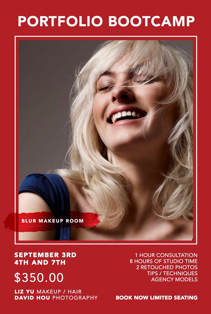 Ready to break into the beauty industry? Say no more! 

Get ready to work with professional photographers, models and mentors at our bootcamp to create portfolio-worthy images.

Book your spot now >> eventbrite.ca/e/makeup-portf…

#toronto #makeup #hair #bootcamp #workshops #beauty