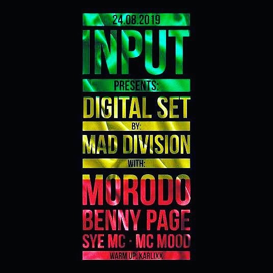 Próximo sábado 24 de Agosto en el <a href="/inputdanceclub/">INPUT Dance Club</a> #Barcelona !!.

EVENTO RECOMENDADO 😉

Info en inputbcn.com

<a href="/MAD91Familia/">MAD91 FAMILIA</a> <a href="/bennypagemusic/">Benny Page</a> <a href="/MorodoStyle/">MORODO Oficial</a> <a href="/mad_division/">Mad Division</a>