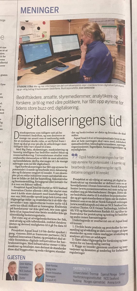 Ocean Innovation Norwegian Catapult Centre tweet media