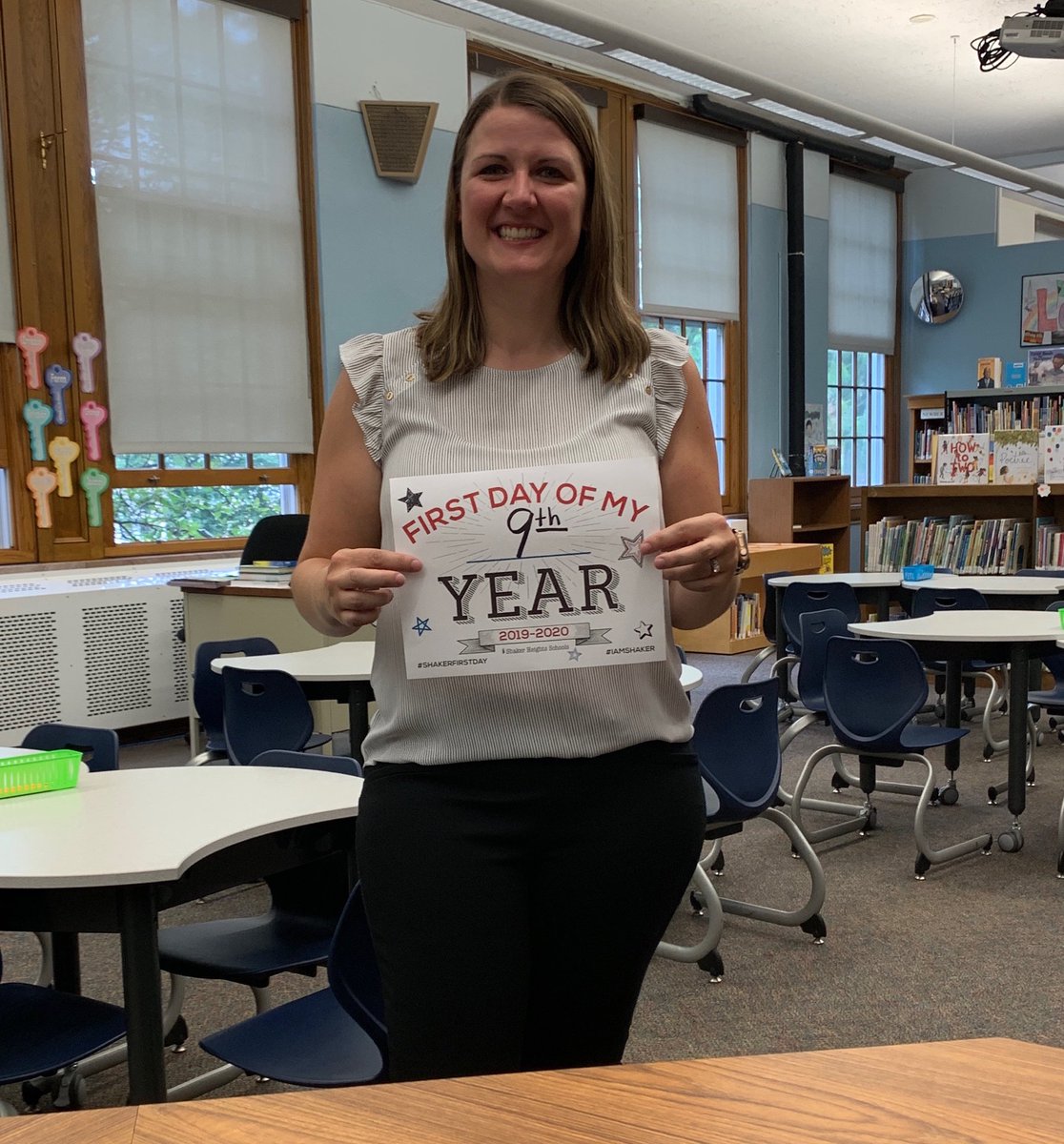 LomondLibrary's tweet image. I’m so excited to be back with my students!  Here’s to a great year!  #IAMSHAKER #SHAKERFIRSTDAY