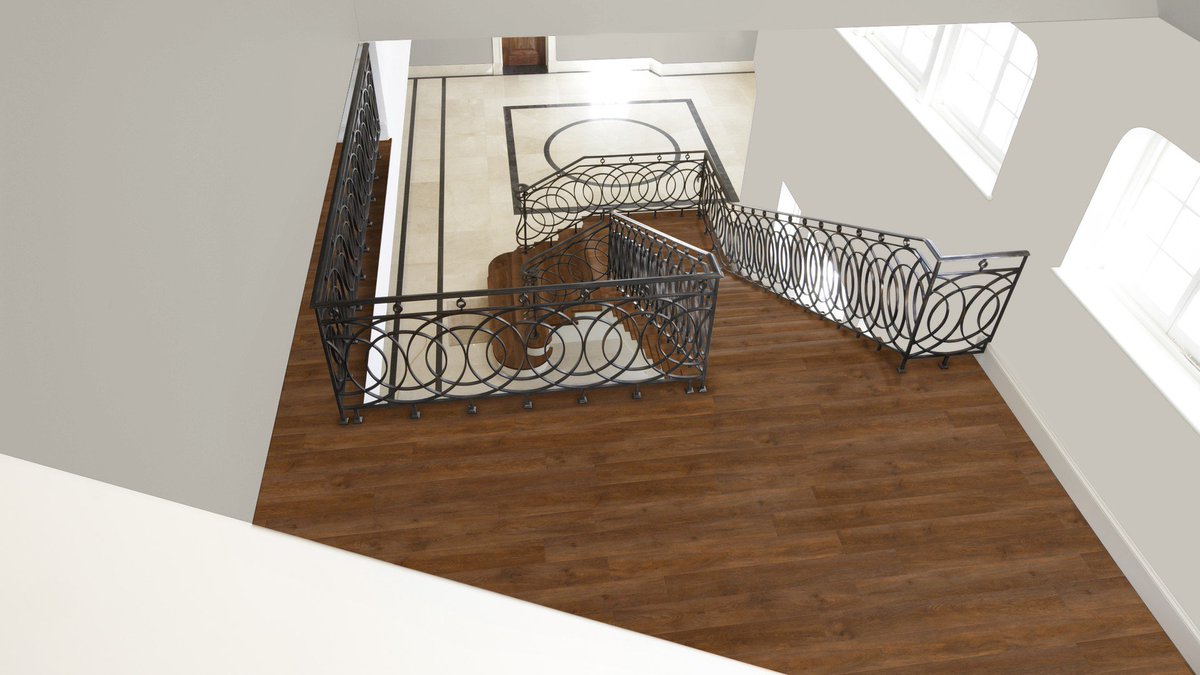 ProTekFlooring's tweet photo. Rich-toned wood effects are perfect for creating a warm welcome. Coffee, from our Essential Collection, contrasts beautifully with the mono-toned tiles and iron balustrade in this stunning entrance. https://t.co/Xi0LFe3arQ
#floordesign #wpcfloors #woodeffect https://t.co/q5RtFhXSQS