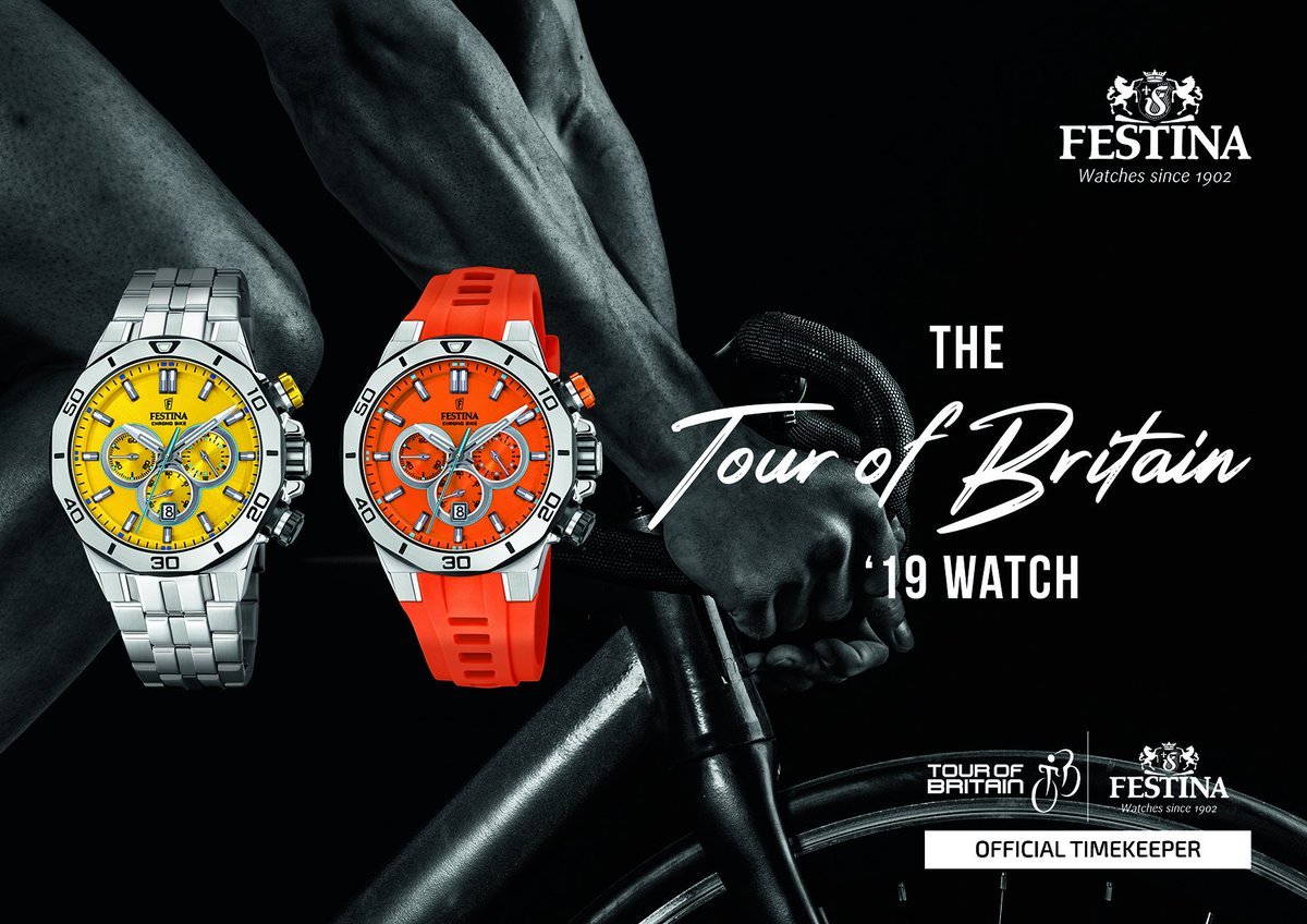 We are very please to announce the new Festina Tour of Britain Chronograph collection 2019