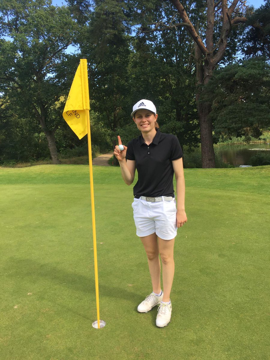 EnglandGolf's tweet image. HOLE-IN-ONE ALERT at the English Women's Open Amateur Championship! @bel_wardle has made her first-ever competitive hole-in-one on the 10th hole of her second round at @PurdisHeathGolf! Congratulations!