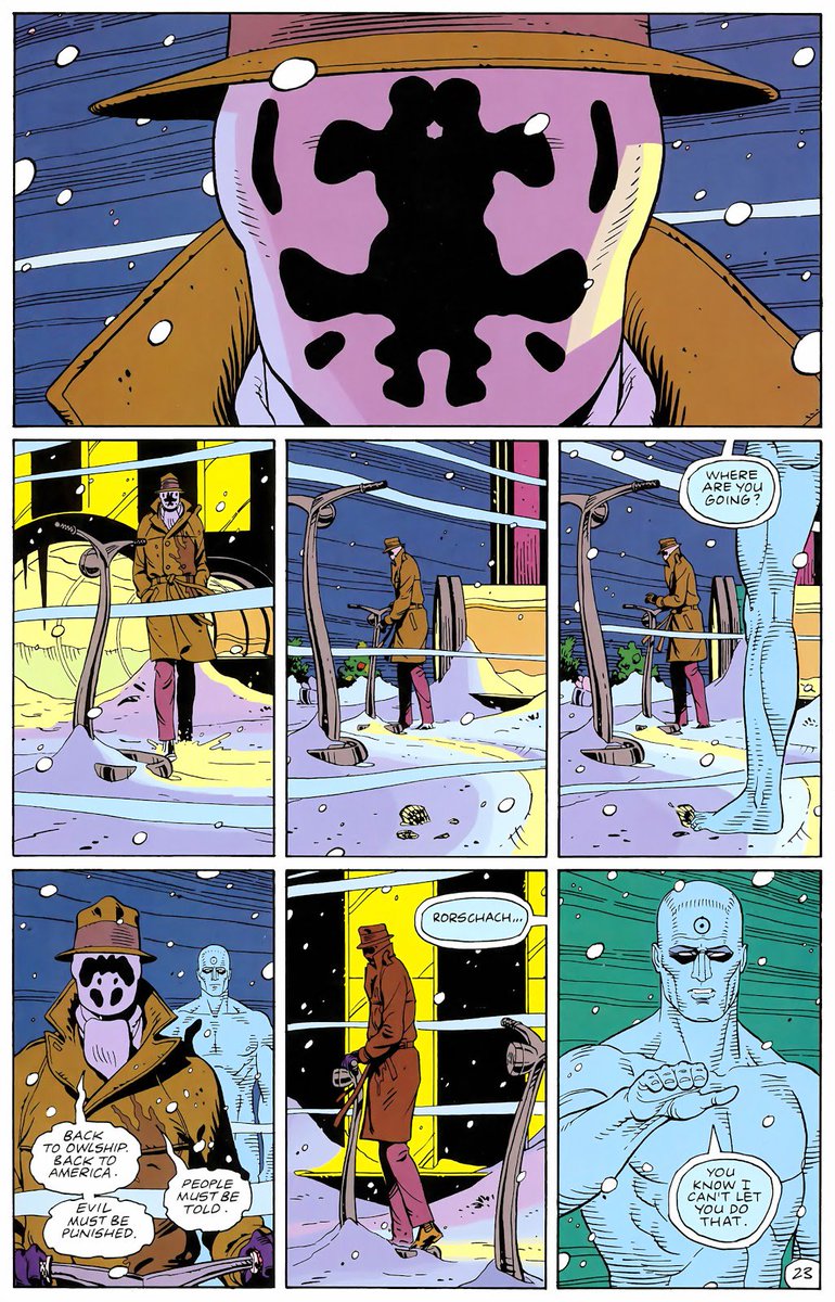 ShotsComic's tweet photo. Watchmen (1986)

Artist: Alan Moore &amp; Dave Gibbons https://t.co/bJSjrrPOU2