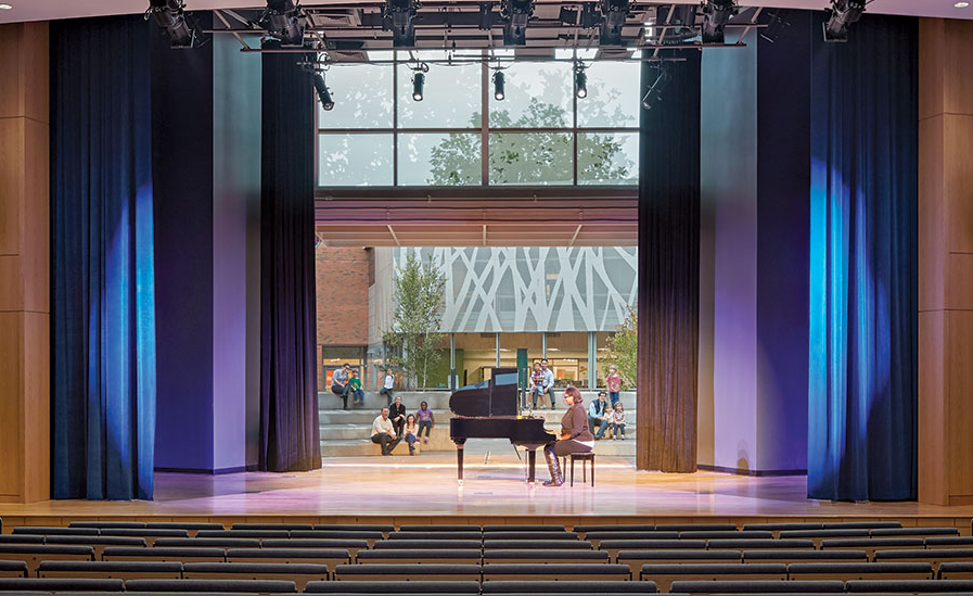 WillcoSales's tweet photo. A great shot of the @Renlita_Doors S-2000 we did for the Charter Oak International Academy in West Hartford, CT. The motorized glass partition opens the auditorium up to the courtyard, creating an airy and dynamic space.

#dynamic #custom #innovative #architecture #construction https://t.co/NWlc5nxHDO