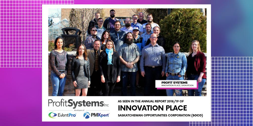 PMXpertCMMS's tweet photo. Thank you to @innovationplace for including us in their Annual Report 2018-19! #pmxpert #software #techsector #Saskatchewan https://t.co/W9v2LN5Z8v