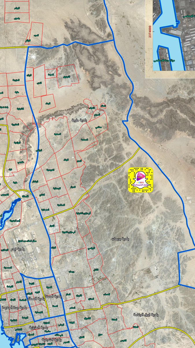 خريطة ازالة احياء جدة بالتفصيل 1443