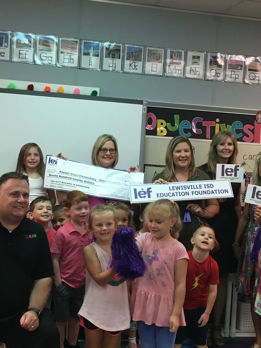 RobinMits's tweet image. Sheri Schmidt, Forest Vista Es, receives a $720 LEF grant for project Building 3D Knowledge. Congratulations!