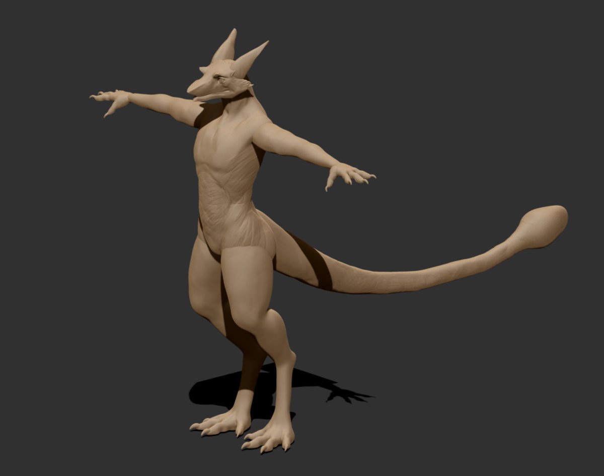 DithersDen's tweet photo. Yep. Stream success. It actually looks like a sergal. 

I did what I wanted and got me the sergal I said I’d get.

I can live with that.

NOW TO LEWD THIS SERG https://t.co/NvJcSRY68l