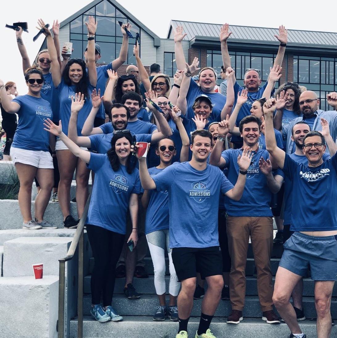 JamesHerbert's tweet photo. Celebrating #Noreasters today at @unetweets 10th annual fun run! Amazing school spirit &amp; pride from #UNE professional staff, faculty, students and friends. #universityofnewengland #noreasterpride #loveune #proudprez #unefunrunwalk https://t.co/YZ9ofMLA3q
