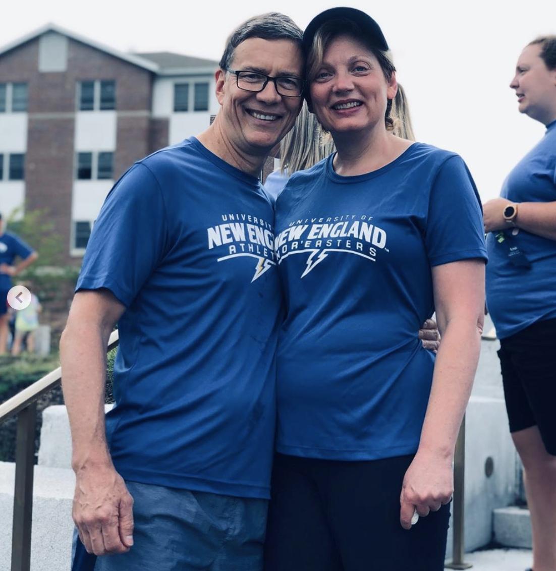 JamesHerbert's tweet photo. Celebrating #Noreasters today at @unetweets 10th annual fun run! Amazing school spirit &amp; pride from #UNE professional staff, faculty, students and friends. #universityofnewengland #noreasterpride #loveune #proudprez #unefunrunwalk https://t.co/YZ9ofMLA3q