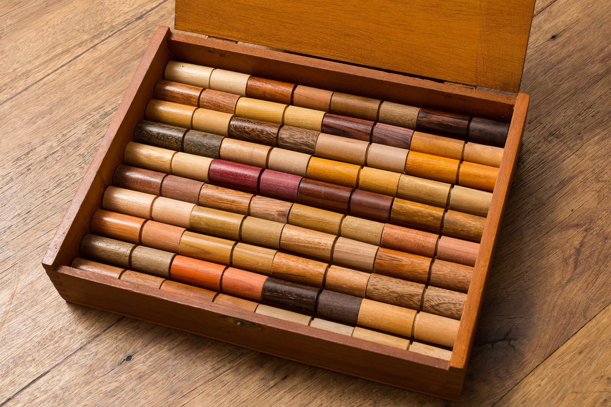 OficinaIpe's tweet photo. Esta é uma das nossas xilotecas. As xilotecas são coleções de amostras de madeira obtidas, catalogadas e armazenadas segundo técnicas específicas. Uma xiloteca é necessária para conhecer o valor científico e econômico das madeiras existentes. #xiloteca #woodworking https://t.co/uZ7RaXscFr