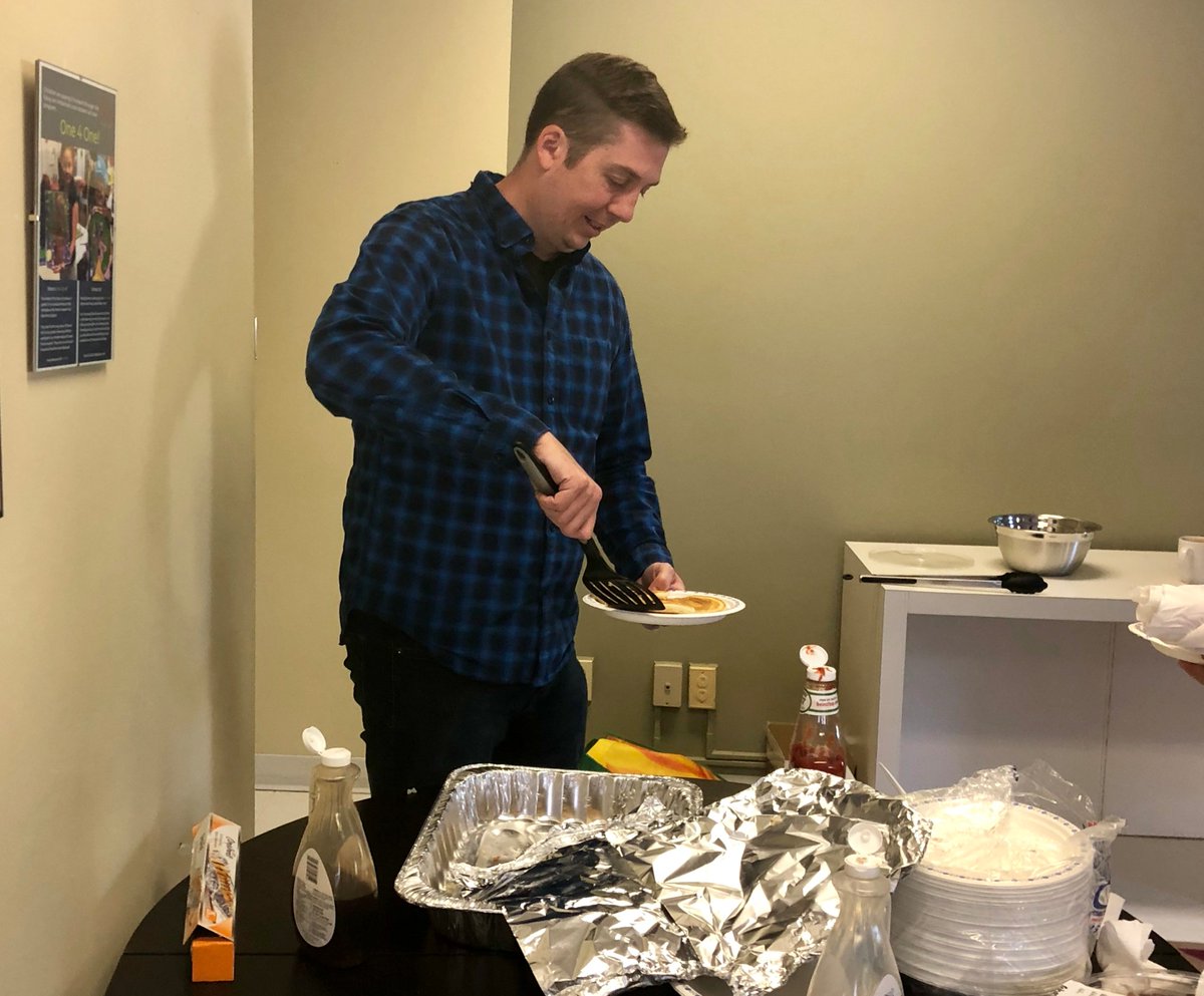 PQATesting's tweet image. A great way to start the morning. Our #PQATesting &amp;amp; 
@PLATOTesting Fredericton team got together for a pancake breakfast!