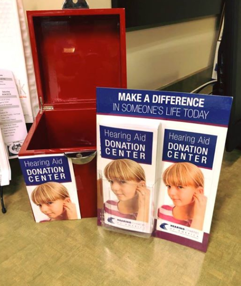 HearingAidProj's tweet photo. We are thankful for our collection centers around the country! Thank you Riverstone Retirement Community for becoming one of our newest centers. Every #hearingaid donation changes a life. Want to set up a collection site in your community? Email us at info@hearingcharities.org. https://t.co/u1X4NZcLTa