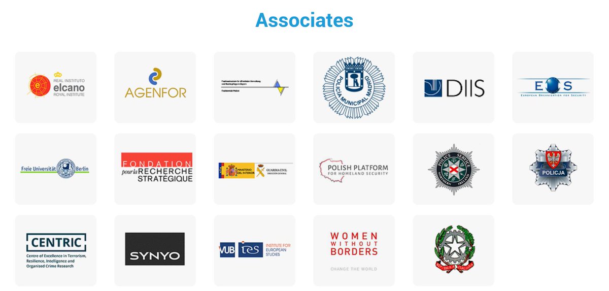 MINDb4ACT's tweet photo. Meet the organisations that make #Mindb4ACT possible👉 @rielcano @policiademadrid @guardiacivil @FRS_org @CENTRICResearch @PoliceServiceNI @FU_Berlin @IES_Brussels @PolishPlatform @PolicjaWlkp @EOS_EU @diisdk @agenfor @minGiustizia @fhuber_synyo @WwB_SAVE🔗https://t.co/xJ7TgRor9X https://t.co/T7Aqb8lixA