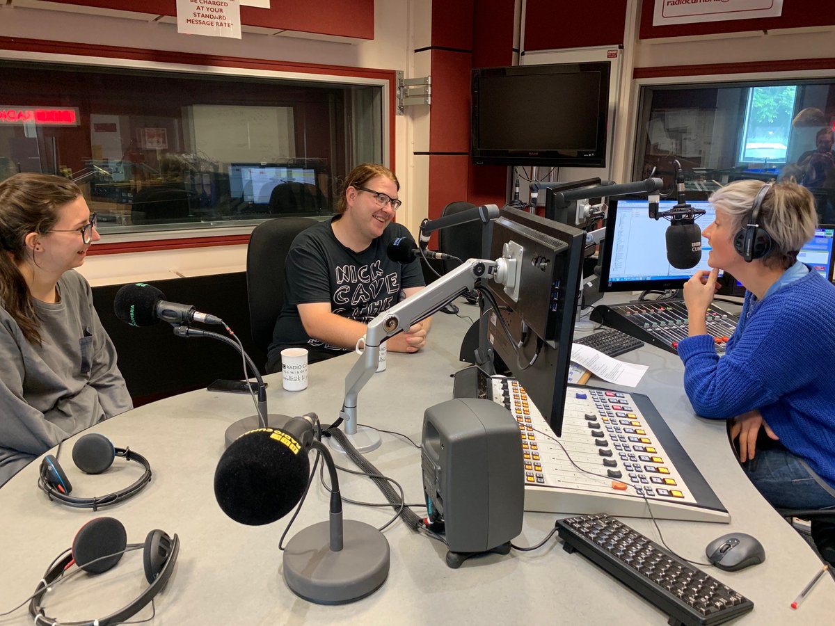 CARLISLE COLLECTIVE FRINGE: It's happening this weekend in #Carlisle, &amp; here's Mitch &amp; Katharine telling Vicky all about it! 

Missed it? Hear the chat again on <a href="/BBCSounds/">BBC Sounds</a> #cumbria