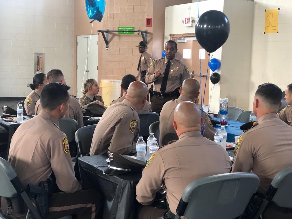 MiamiDade_SO's tweet photo. #BLE124 is meeting with command staff of their newly assigned districts! Tomorrow they will be sworn in as #MDPD officers. #MDPDproud https://t.co/cXiLW04TE7