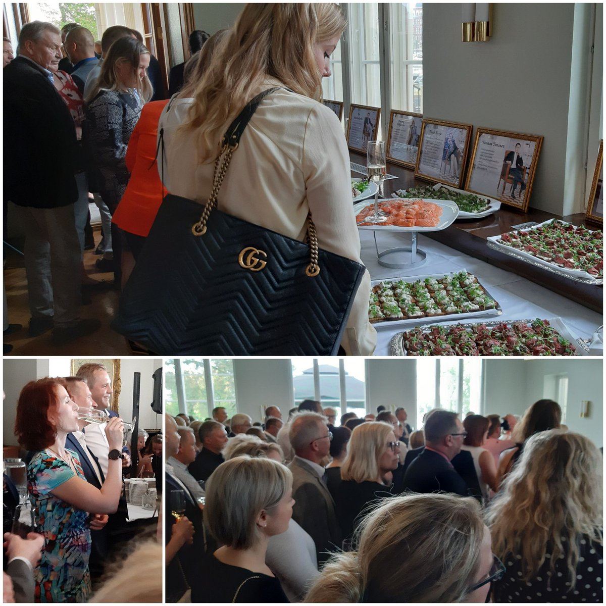 Katajanokan kasino täynnä Kulmian ihania ihmisiä 15 vuoden ajalta..asiakkaita, yhteistyökumppaneita....#kulmia15v