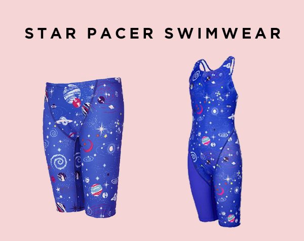 Watch this space! Our galactic Space Star pacer swimwear will make you the star of the show⭐
