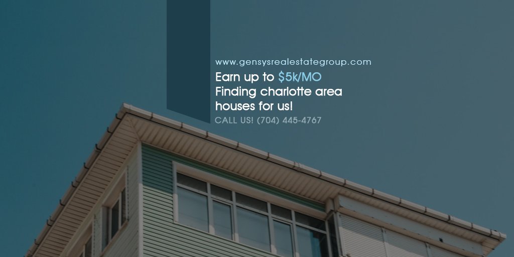 Let's talk about it! (704) 445-4767
gensysrealestategroup.com

#ncrealtor #ncrealestate #ncrealestateagent #ncrealestateinvestor #ncrealestatebroker #digitalmarketing #propertyfinder #realestateexpert #realestateagent #realtor #zillow #realestatebroker #realestateforsale