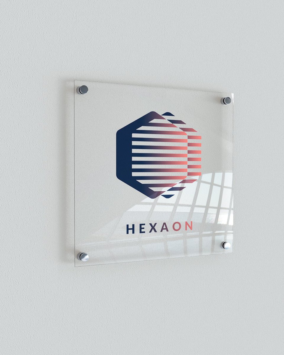 Bring some style and class to your office space with these
acrylic indoor signs textured with raised printing