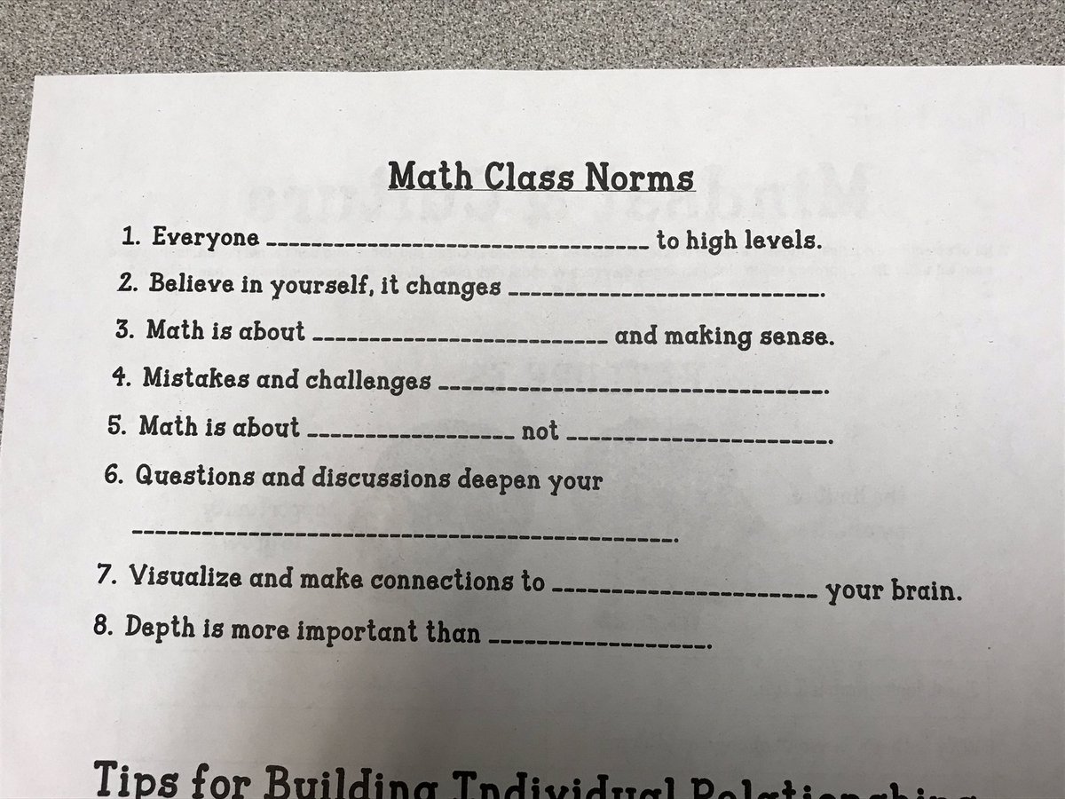 Vail_Smith's tweet photo. @JEFCOED #jefcoedmath teachers work on classroom norms, student mindset & classroom culture. Thankful for teacher leaders Jennifer Rouse, Elton Green, and Mandi Adams for this session. @jbrouse40 @LeslieCRichard2 https://t.co/muCbLFMEoh