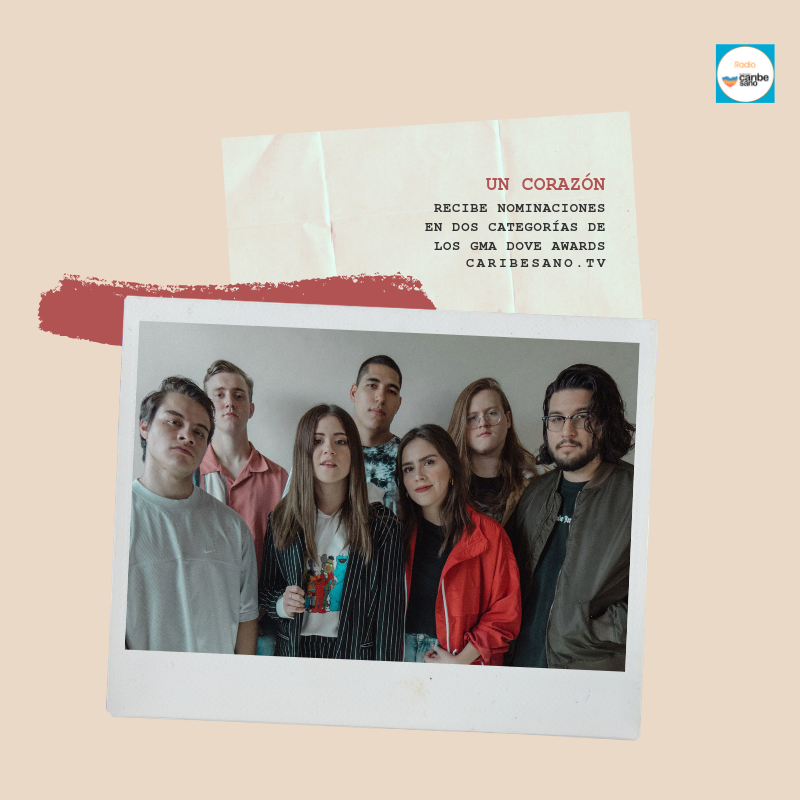 RadioCaribeSano's tweet photo. Un Corazón recibe su primera nominación a los GMA Dove Awards. El álbum «Hola, futuro» entró en la terna para el «Álbum en idioma español del año» mientras que el tema «Salmo 23» (feat Marco Barrientos), está considerado en la categoría «Canción grabada en idioma español del año» https://t.co/LxtXNFFYOz