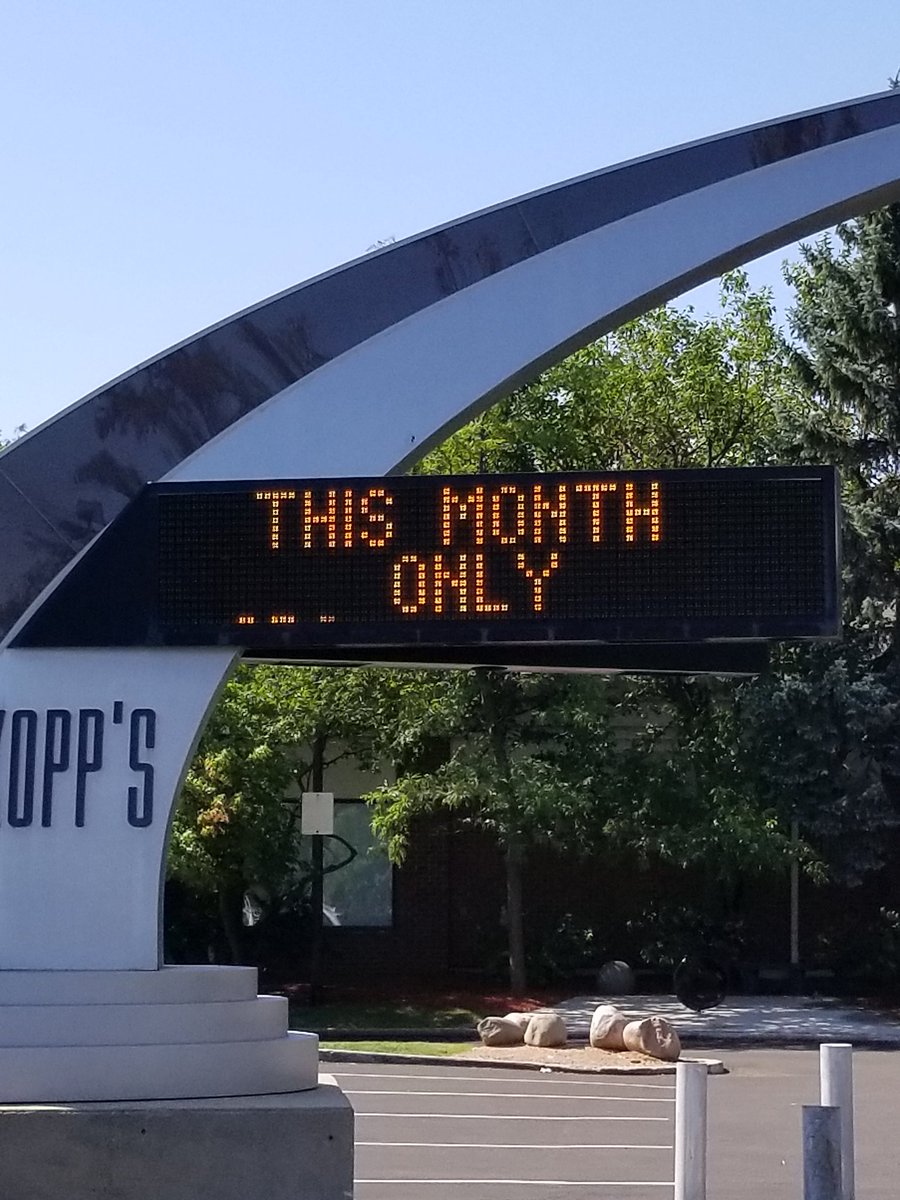 sprecherbrewery's tweet photo. On our way to work what did we spy? This important notice from @koppscustard. #sprecherorangedream #WImade #frozencustard #craftsoda #wihoney #nomnom #specherbrewery #WednesdayMotivation https://t.co/r5kr0RY8pv