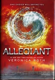 #DystopiaFictionCycle:#Allegiant (2013):
#Author:#VeronicaRoth:
This is the 3rd & final #novel & in the #DivergentTrilogy, though #Roth published a 4th volume of short stories told. While the 1st 2 books were told by Beatrice, this one is told by her AND Tobias. It's excellent.