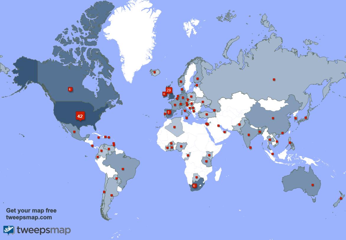 Special thank you to my 6 new followers from UK., and more last week. tweepsmap.com/!IanStew559023…