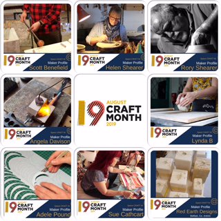 CraftNIGallery's tweet photo. That is our Process of Making series complete for August Craft Month 2019!
What a month it has been full of inspiration & insights into all things craft from our talented makers. We would like to thank our makers for their participation and continuous support!
#augcraft #craftni https://t.co/Body2o0gZm