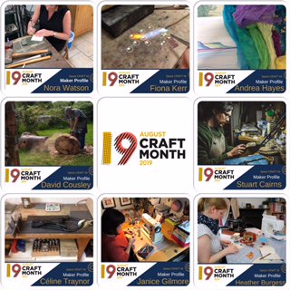CraftNIGallery's tweet photo. That is our Process of Making series complete for August Craft Month 2019!
What a month it has been full of inspiration & insights into all things craft from our talented makers. We would like to thank our makers for their participation and continuous support!
#augcraft #craftni https://t.co/Body2o0gZm