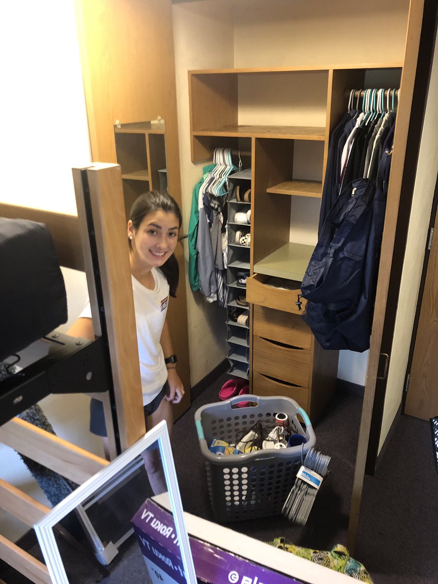 mkielts's tweet photo. big day for @nbaeeee yesterday.  College drop off so she can write the next chapter of her life.  Very proud of my little girl. https://t.co/QgBeQn7OYZ