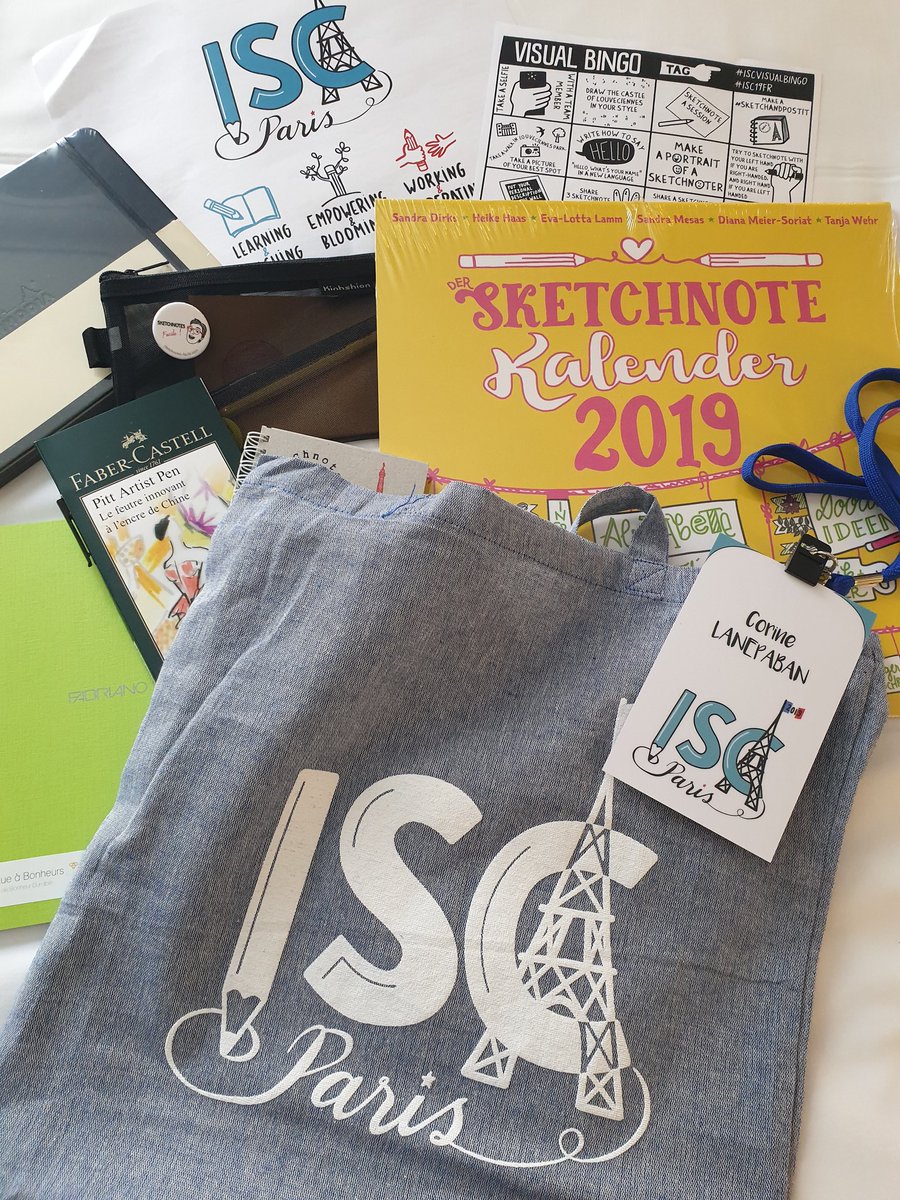 CorineVista's tweet photo. Pleins de cadeaux 🎁#ISC19FR
Merci🙏 #rhodia #eyrolles #archambault #lafabriqueabonheur #fabercastell #bnpparibas #ISCVISUALBINGO https://t.co/ypv8voJ8Tr