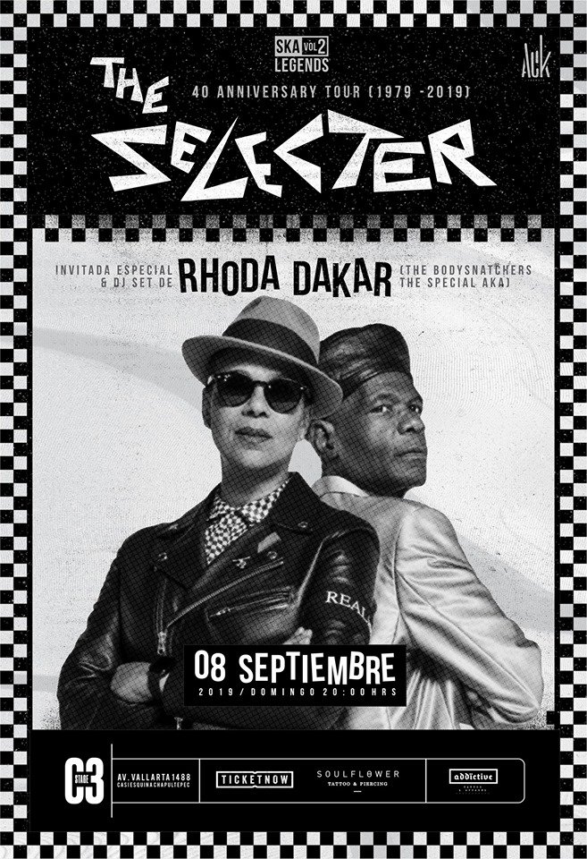 _soulskins_'s tweet photo. RT Setlist_me: Celebrando 4 decadas llega TheSelecter al C3Mexico este próximo 8 de Septiembre.

Boletos ya a la venta. https://t.co/EfTjDfFS21