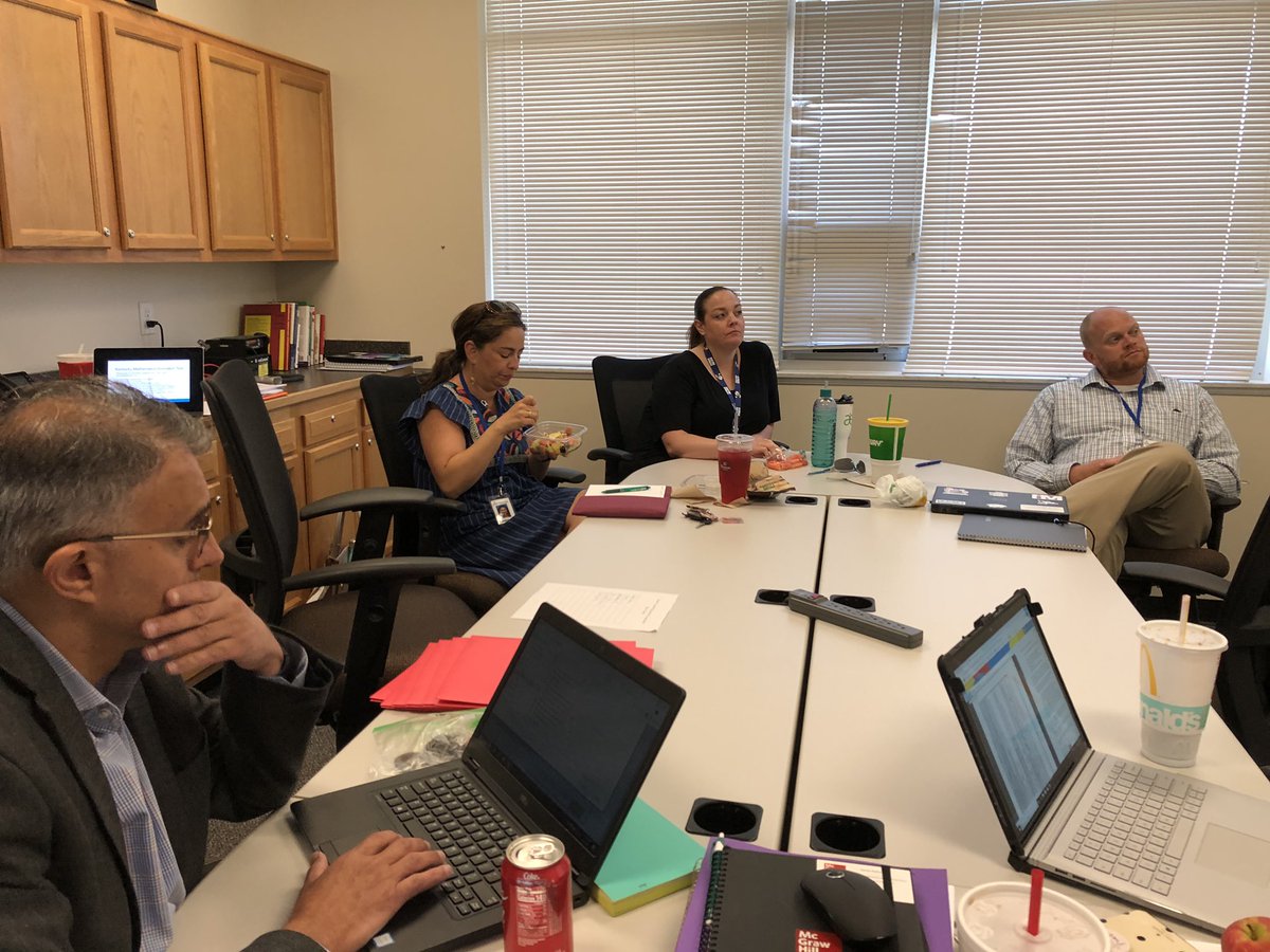 Justus2Teach's tweet photo. #JCPSKYMath team working to align our scoring with the KMIT. It’ll be used to help us gain feedback on our work! Student achievement is directly affected by teacher practice!! #SystemsAtWorkInMath @SusanJCPS @JCPSAsstSuptTL @kids_inspire https://t.co/s7mlUIp4Eq