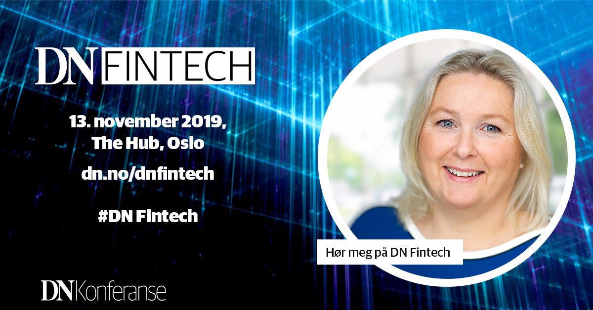 KrisSkaug's tweet image. Fintech og bærekraft – hvilket ansvar har aktørene som tilbyr de forskjellige spareproduktene?  #dnfintech ons 13/11

Jeg skal diskutere med @DavidBaum  
&amp;amp; @DanatTekie &amp;amp; Janicke Scheele @DNB_Bank 
Early bird pris litt til💰
#aksjer #bærekraft #greentech 
konferanse.dn.no/ehome/200189056&amp;amp;