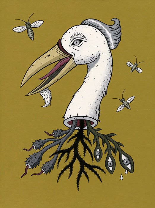 jlmacnair's tweet photo. "Stork Head with Sprouting Foliage"
12" x 16" x 1 5/8"
acrylic on panel

Follow the link below if you are interested in purchasing this or any of my other works available at Stranger Factory.

https://t.co/8j6aBUlFAU https://t.co/a1pmxjbQdS
