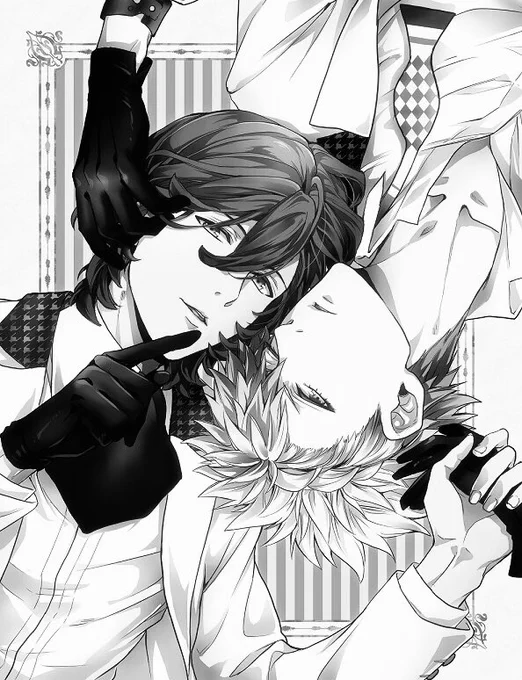 うたプリ(蘭嶺)編
 #モノクロにするとかっこよく見える魔法がかかる
大体過去出した本の表紙 